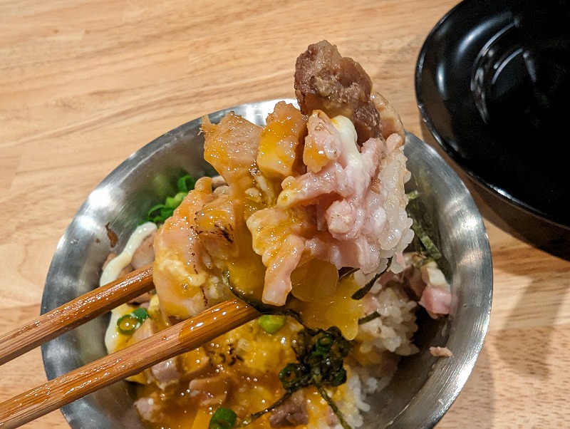 宮崎市のラーメン屋さん「めんのかけはし」で食べたAセット15
