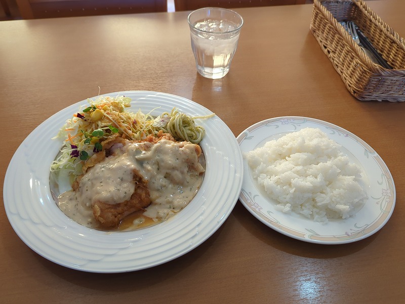 森のレストラン 赤ずきん(宮崎市新別府町)でランチ。もも肉のチキン南蛮食べてみました