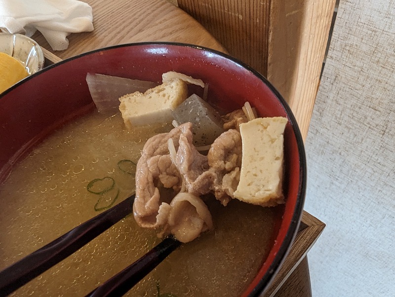 宮崎市佐土原町の「がくのだいどころ」で食べたタイ天ぷら磯のりあんかけ定食13