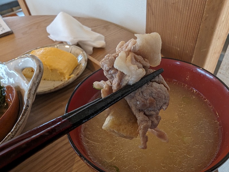 宮崎市佐土原町の「がくのだいどころ」で食べたタイ天ぷら磯のりあんかけ定食14