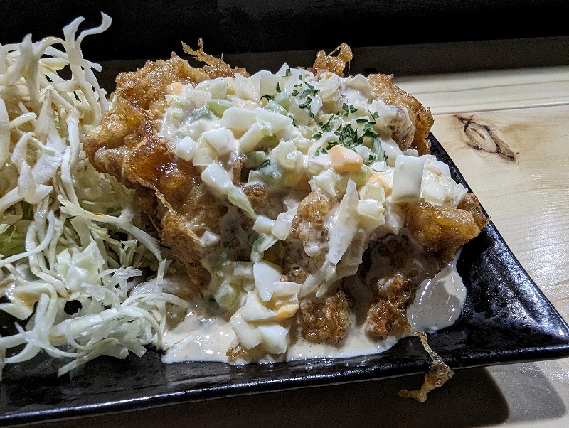 宮崎市の居酒屋「呑み食い処 鳥王」で食べたチキン南蛮2
