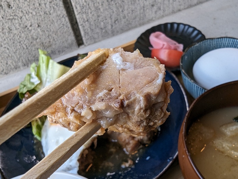 都城市のカドの食堂で食べた豚の生姜焼き16
