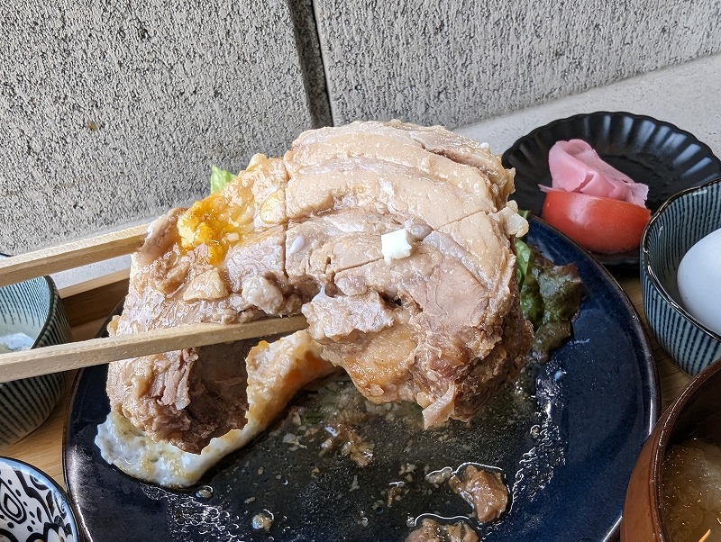 都城市のカドの食堂で食べた豚の生姜焼き17