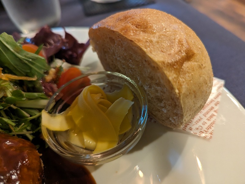 宮崎市のcafe GREENAで食べたデミグラスソースハンバーグランチ7