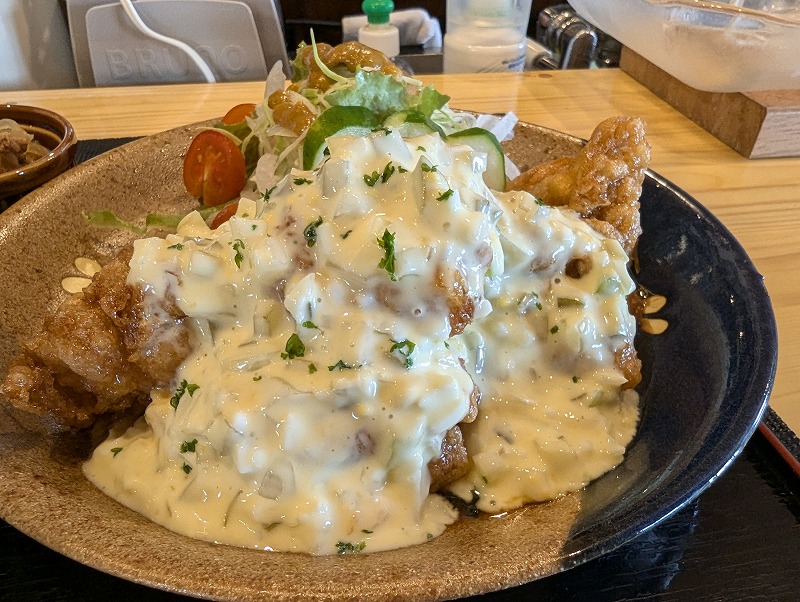 宮崎市佐土原町のカフェ リアンで食べたチキン南蛮6