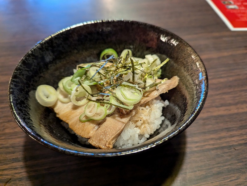 宮崎市清武町加納のらーめん季季【夜の部】で食べた炙りチャーシュー丼1