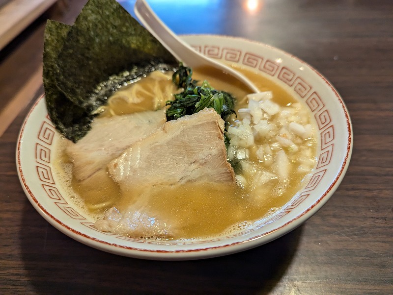 宮崎市清武町加納のらーめん季季【夜の部】で食べた季季系ラーメン1