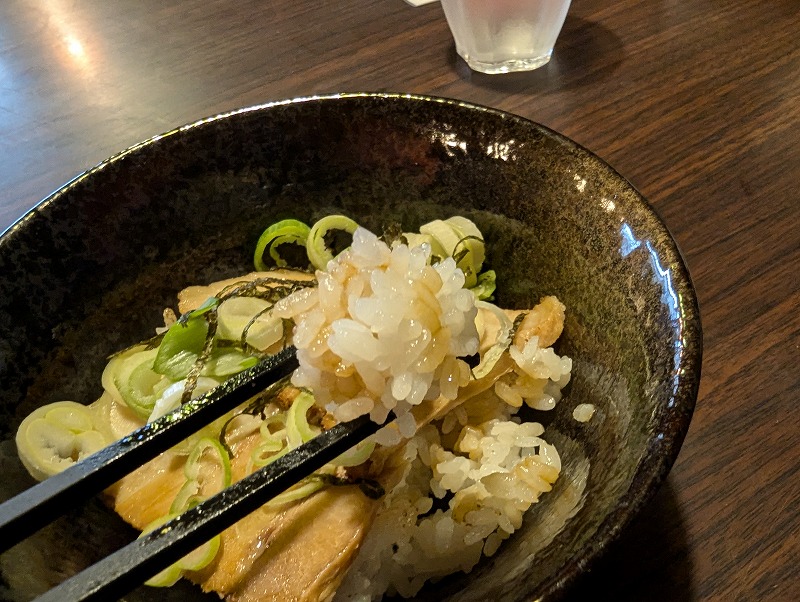 宮崎市清武町加納のらーめん季季【夜の部】で食べた炙りチャーシュー丼3