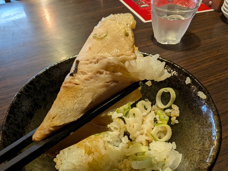 宮崎市清武町加納のらーめん季季【夜の部】で食べた炙りチャーシュー丼4