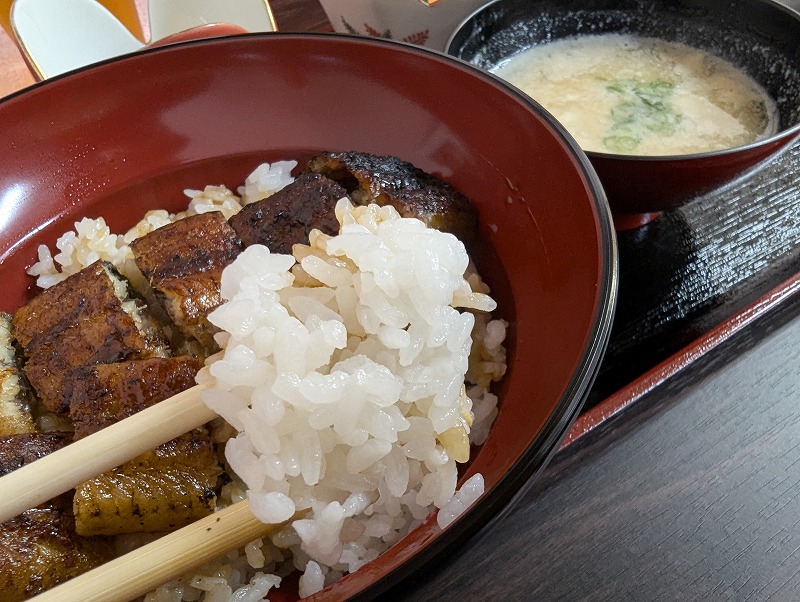 宮崎市の「うなぎの鰻美」で食べた1000円の朝どんぶり6